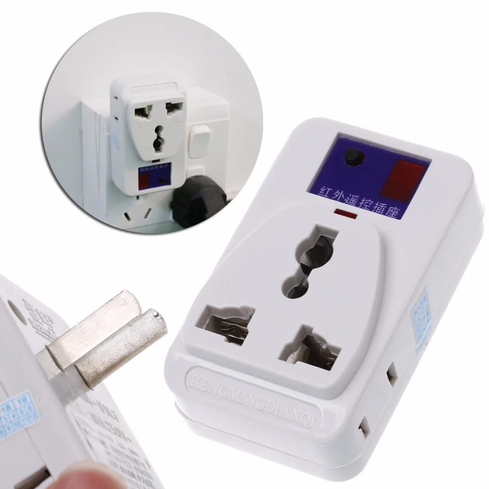 

1PC Energy Saving IR Infra-Red Wireless Remote Control Outlet Switch Socket