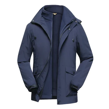 

Plus Size 8XL 7XL 6XL Winter Jacket Men Waterproof Windbreakers Two Jackets In One Thick Warm Parkas Outerwear & Coats