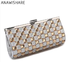 Anawishare женские клатчи на день бриллианты вечерние сумки через плечо женская сумка-мессенджер женские сумки H887