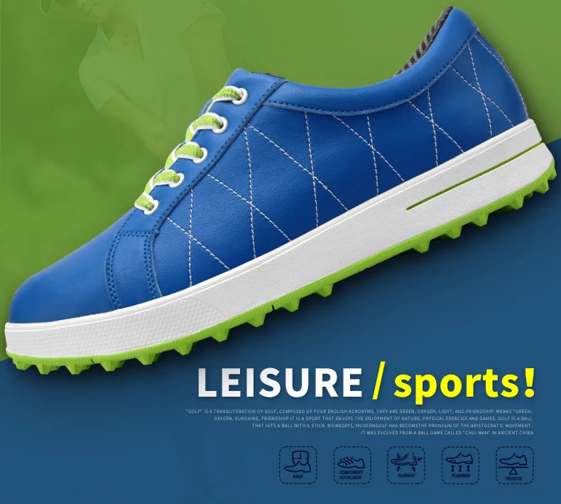 Pgm novas mulheres sapatos de golfe conforto