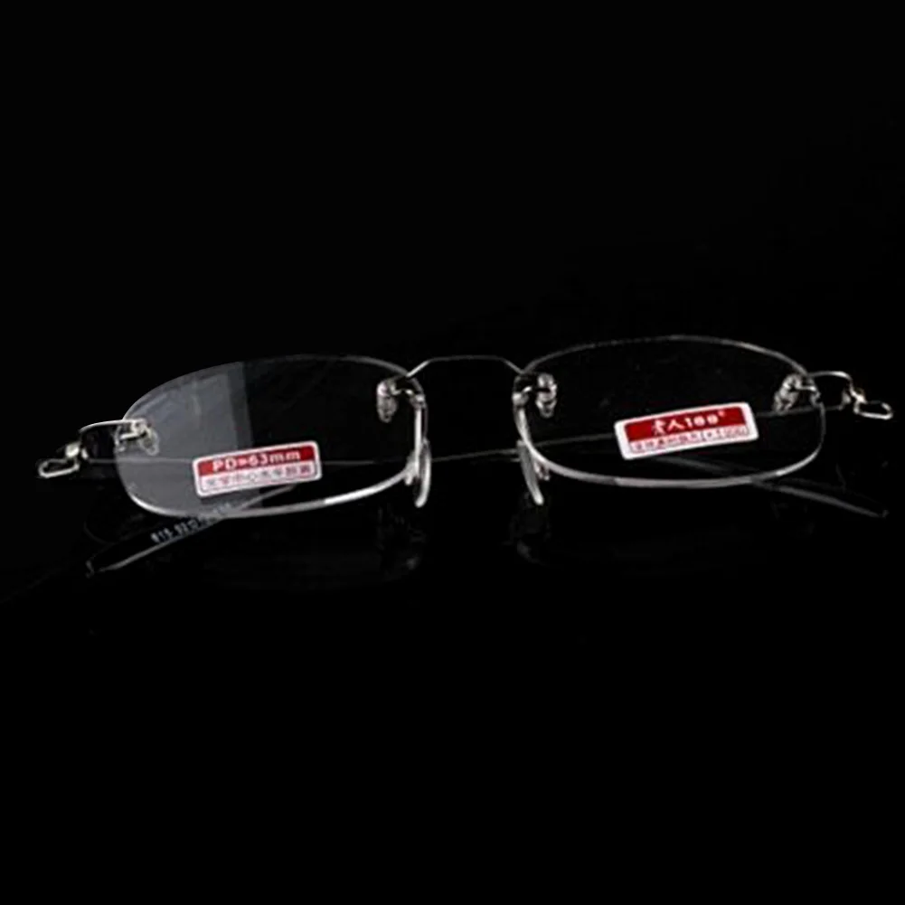Унисекс Ультра светильник весенние Ноги очки бескаркасные смолы Асферические поверхности очки для чтения очки чтения#137