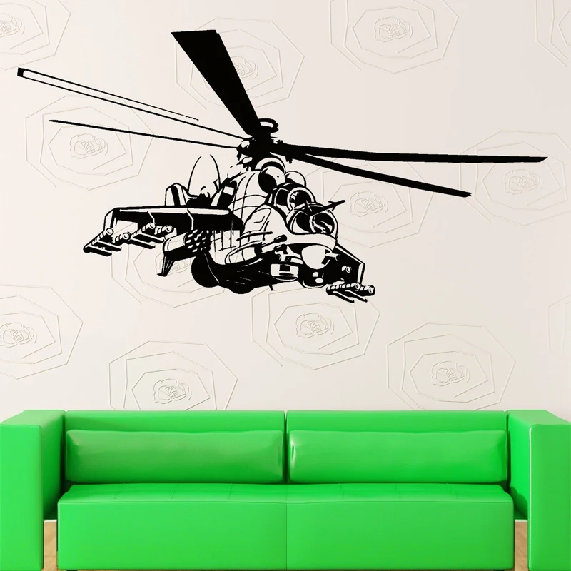 Helikopter Askeri Ordu Duvar kartmalar Kre ocuk Yatak Odas Duvar 