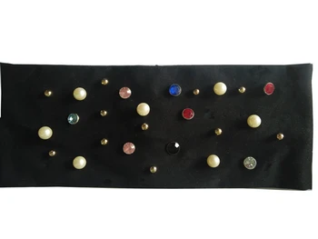 

P17244 2017 Fashion yoga hair accessories elastic cotton summer headband hair headband colors pearl and crystal women bands