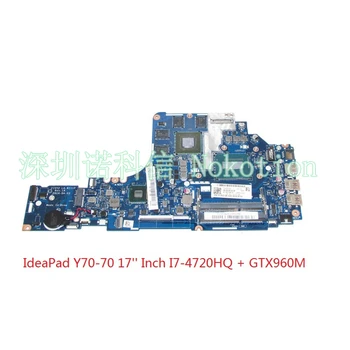 شراء NOKOTION ZIVY2 LA-B111P اللوحة الرئيسية لينوفو Ideapad Y70-70 اللوحة الأم للكمبيوتر المحمول I7-4720HQ أعمال GTX960M 4G