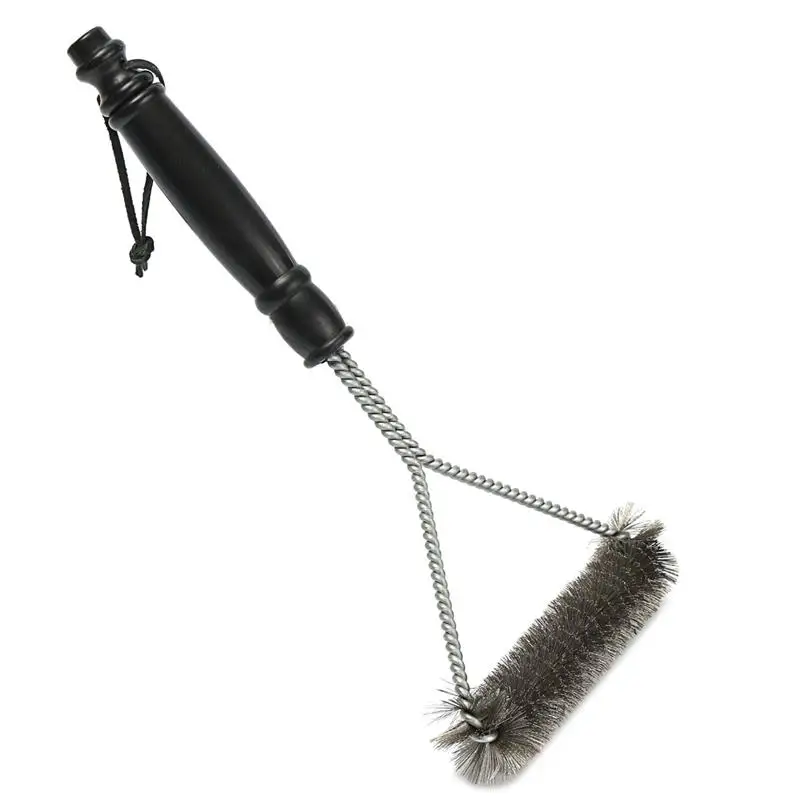 

Non stick Barbecue Grill BBQ Brush Stainless Steel Wire Bristles Cleaning Brushes With Handle Durable Cooking BBQ Tools Hot Sale