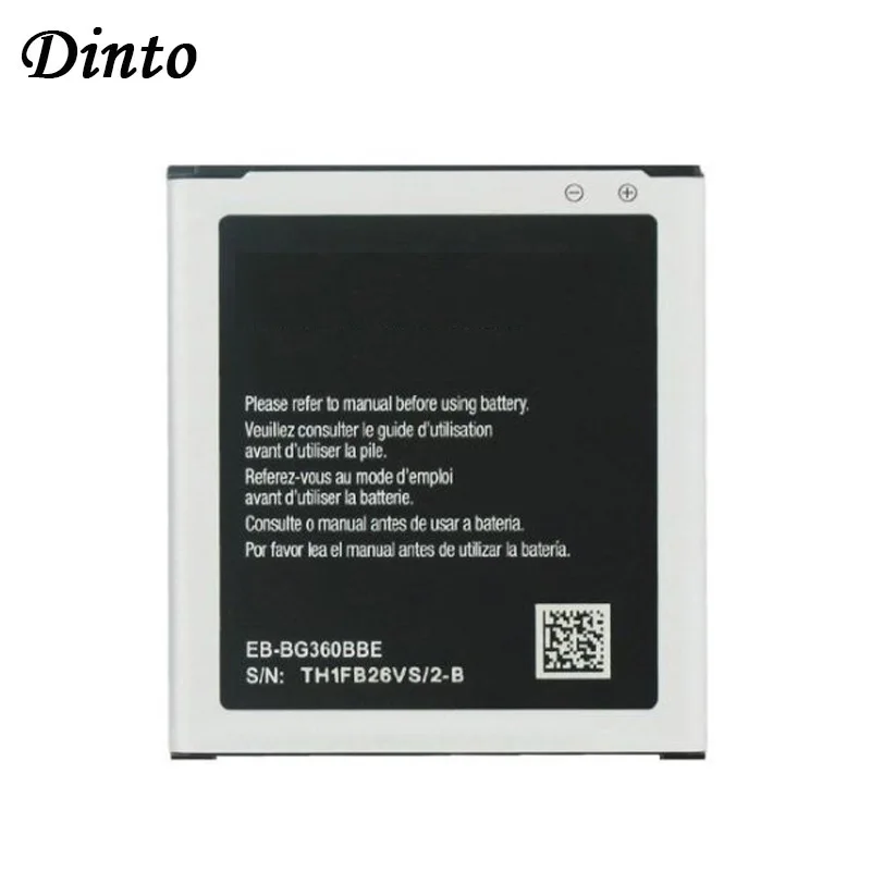 Литий ионный аккумулятор Dinto 2000 мАч для Samsung Galaxy Prime G3608 G3606 G3609 G361F G361H на мобильный