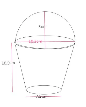 tin pails size 10.5cm