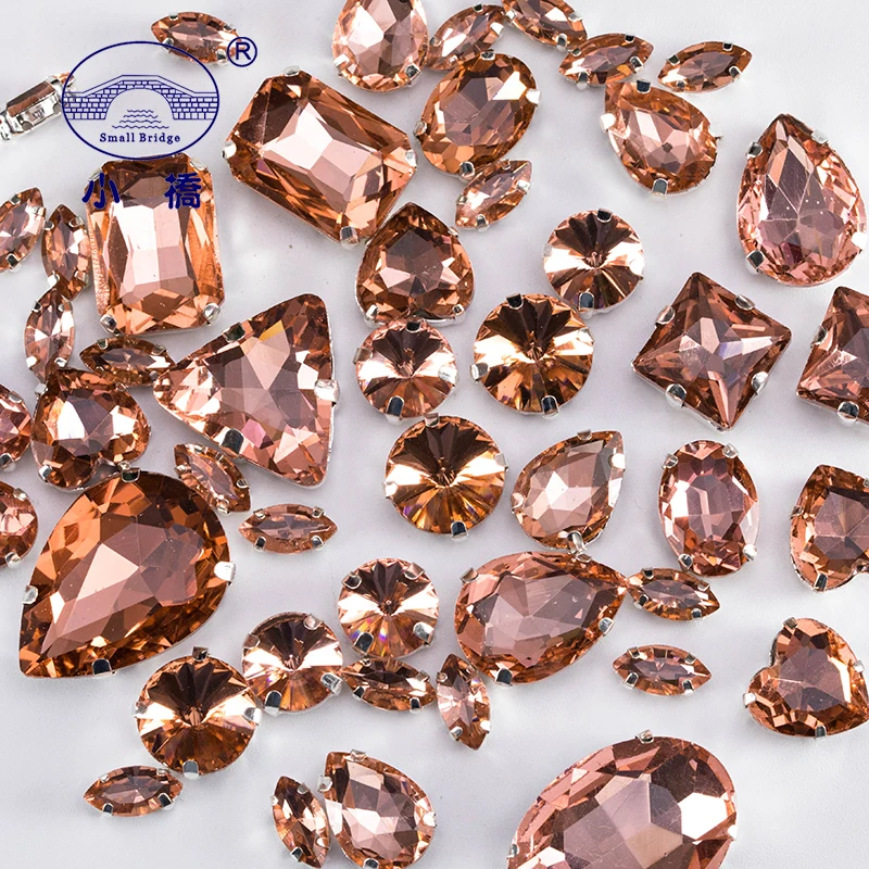 High Quality Crystal Sew On Rhinestone Mixed Size Loose Diy Rhinestone