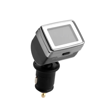 

Steelmate TP-79 DIY Wireless TPMS Tire Pressure Monitoring System with Adjustable LCD Display Cigarette Plug Diverter Bar PSI