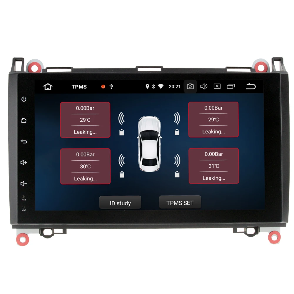 Top 9 inch Octa Core Android 8.0 4GB RAM Car DVD Player For Mercedes Benz Sprinter A B Class B200 Vito Viano W906 W469 W245 W169 Car 3
