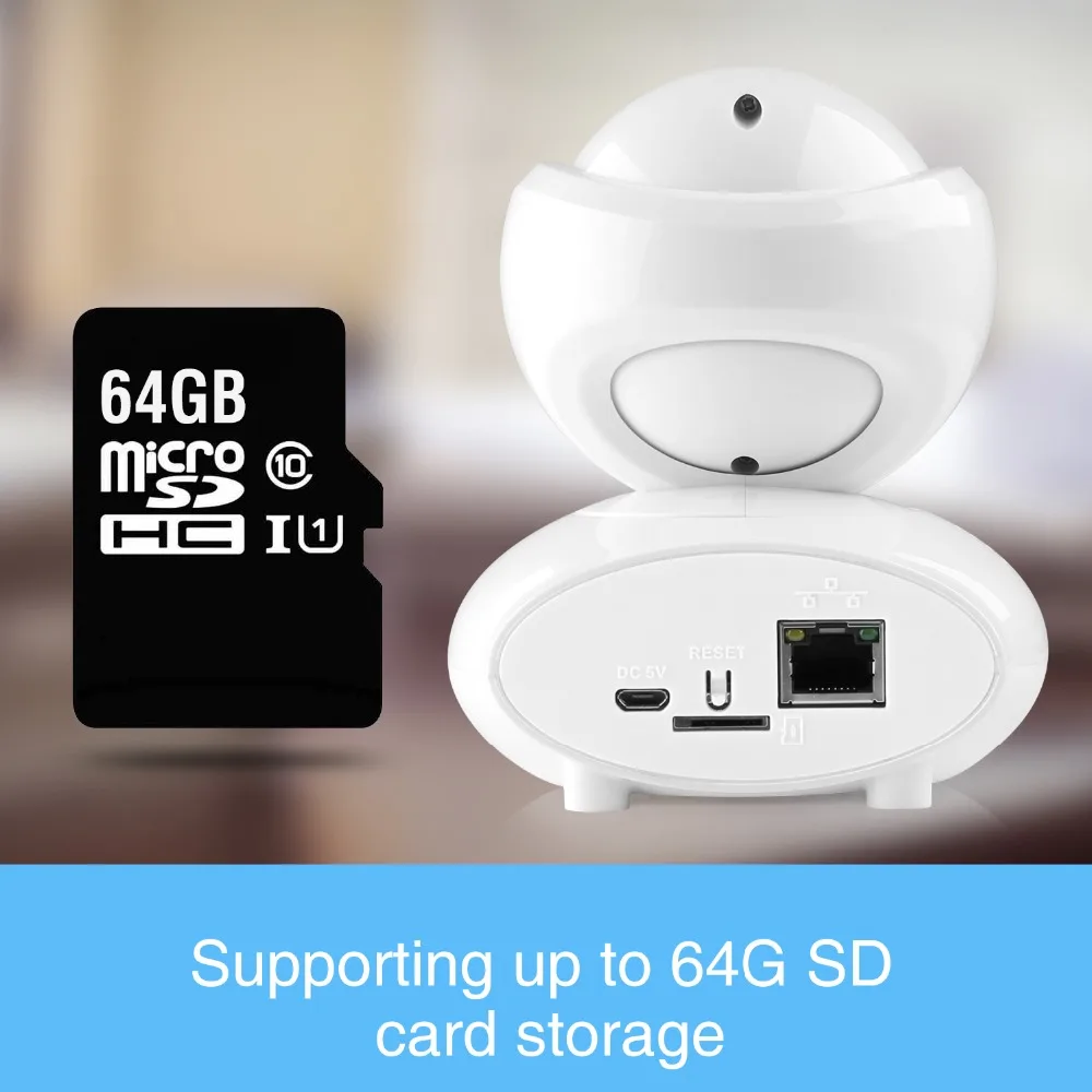 ANNKE EU 720P PTZ домашняя ip камера безопасности Беспроводная смарт с Wi Fi аудио запись
