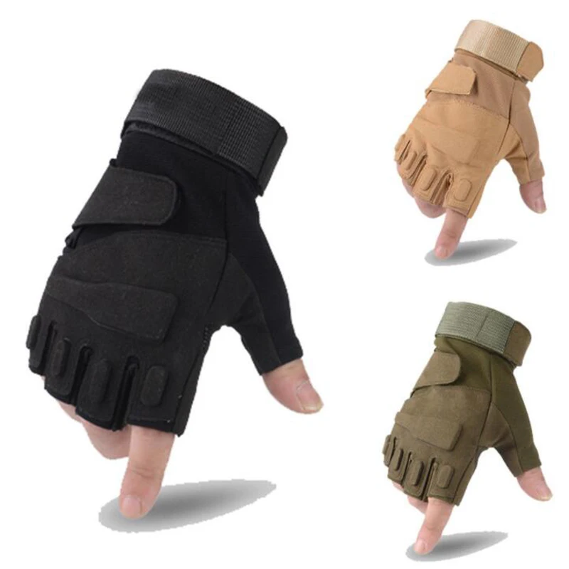 Fingerless Military Tactical Outdoor Sports Gloves Hunting Airsoft