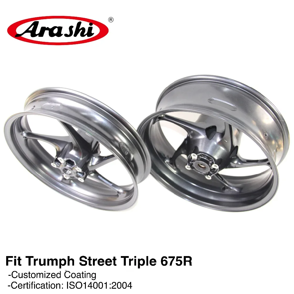 1 комплект переднего и заднего колеса Arashi для Triumph Street Triple 675R 675 R 2013 2015