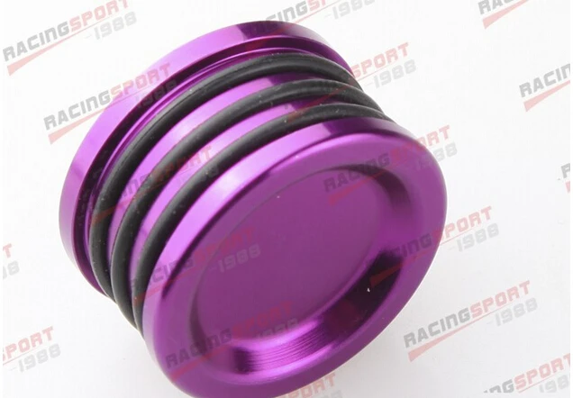 Black Anodized Aluminum Racing Cam//Camshaft Seal For Honda B16 B18 B20 H22 H23
