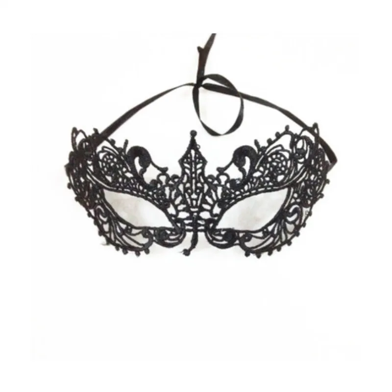 

1PCS Black Women Sexy Lace Eye Mask Party Masks For Masquerade Halloween Venetian Costumes Carnival Mask For Anonymous Mardi