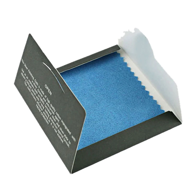 

10Pcs Jewelry Cleaning Polishing Cloth Silver Gold Platinu Jewellery Cleaning Tools Jewelry Cleaner High Quality