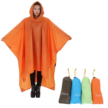 

3-in-1Travel Portable Raincoat Women Men Outdoor Hiking Fishing Mountaineering Cycling Versatile Outdoor Accessories