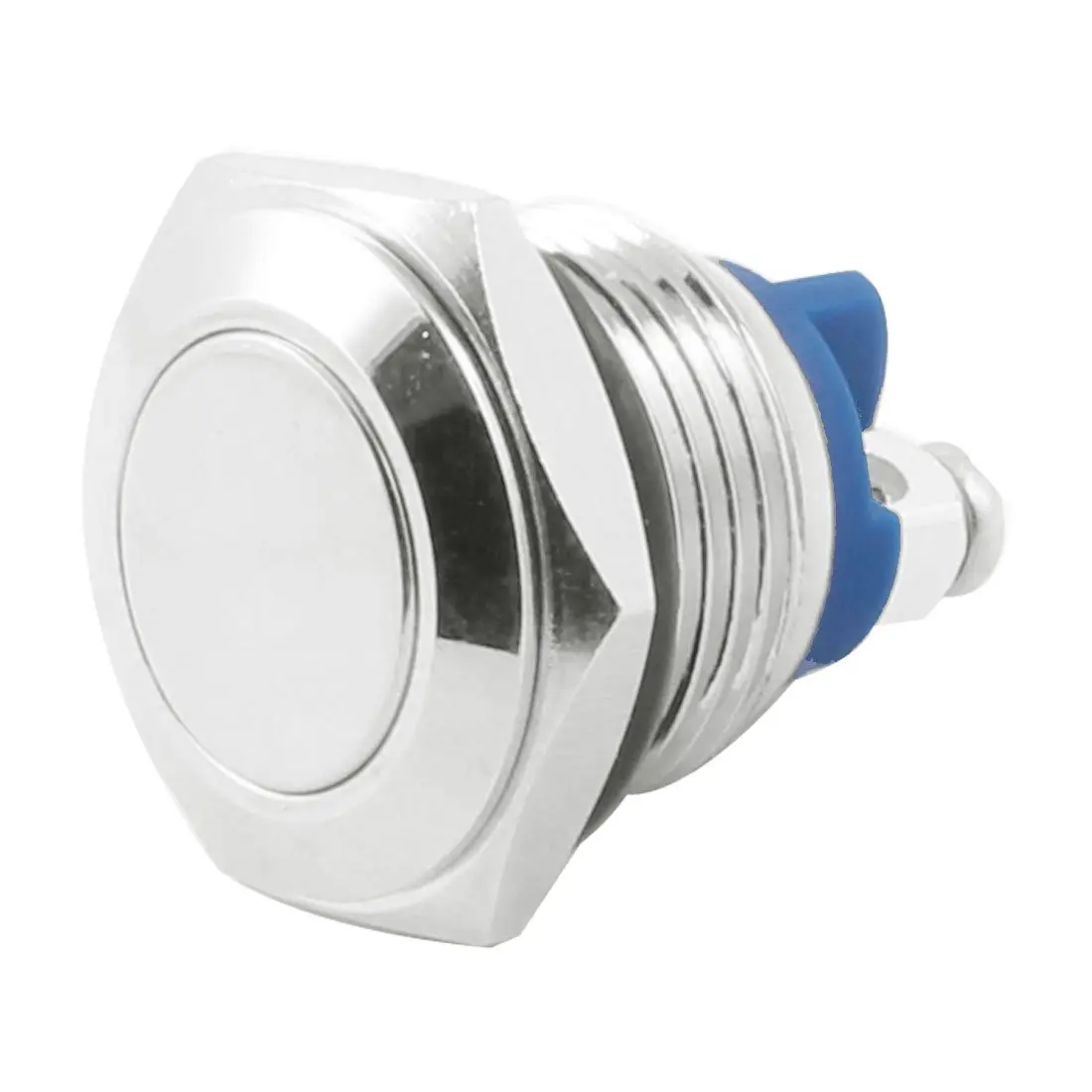 16mm Flush Mounted Momentary SPST Stainless Round Push Button Switchin