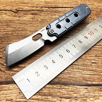 type 2 Bean S35VN лезвие титановая ручка складные ножи Мини Мясник выживания SR карманная цепочка для ключей кемпинг охотничий нож ИНСТРУМЕНТЫ EDC - Цвет: type 2