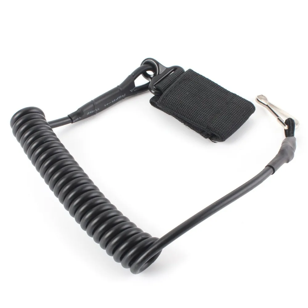 ungfu Mall exterior militar t/áctico Muelle Cuerda hebilla clave Cadena Cord/ón de seguridad mosquet/ón mosquet/ón con correa