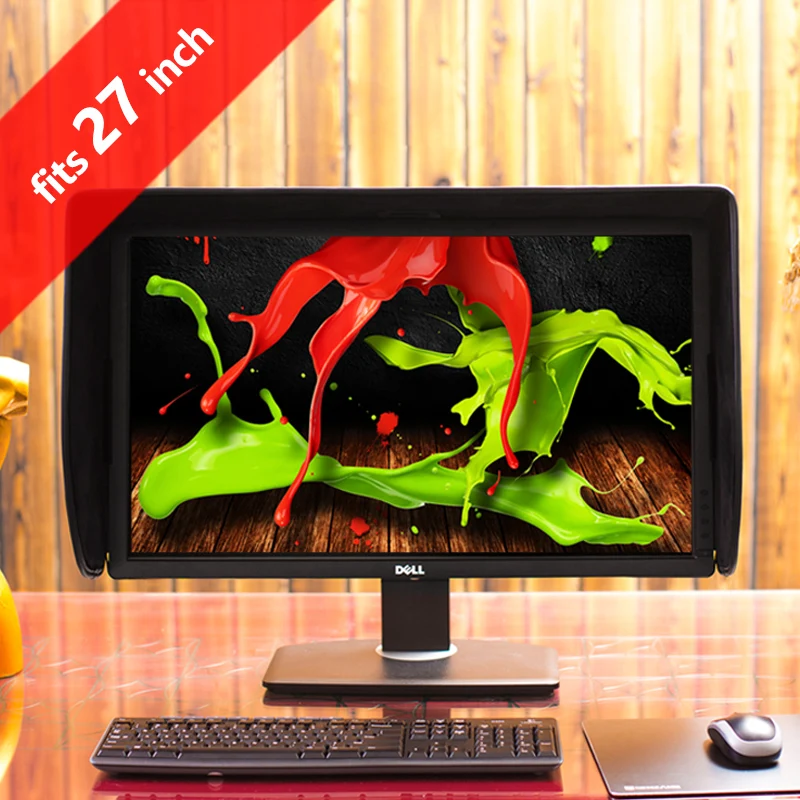 ЖК монитор iLooker 27P 27 дюймов ProEdition светодиодный видеомонитор капота SunshadeSunhood для Dell
