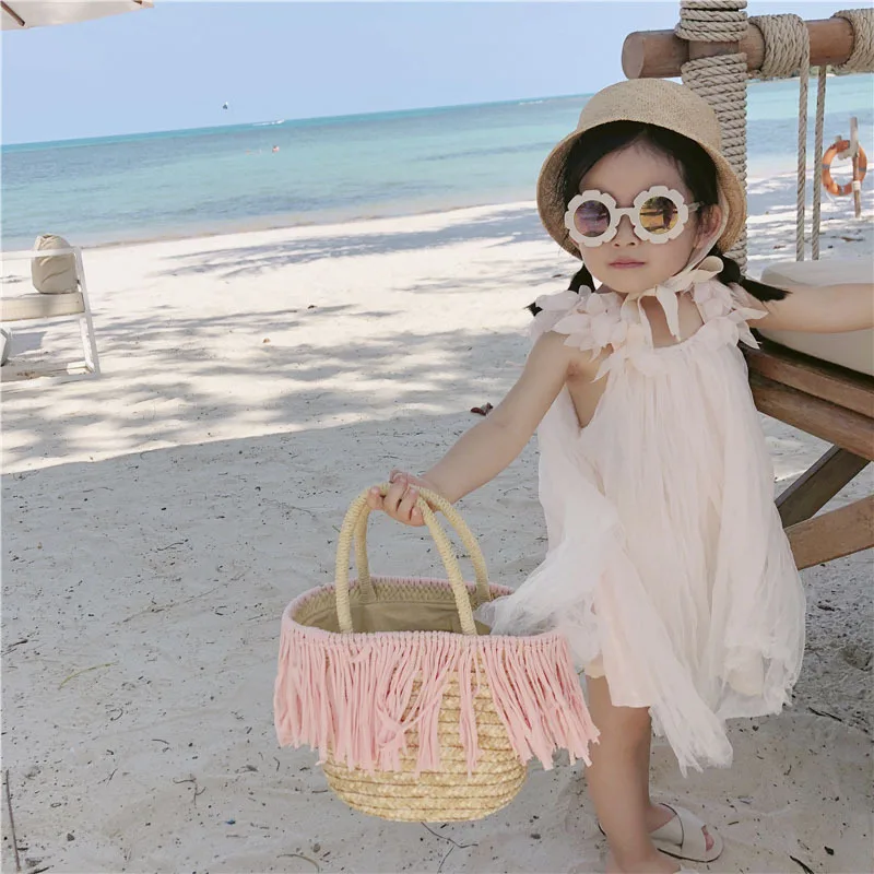 

2019 New fashion Summer girls princess dress Cute girls vest dresses 0-6years