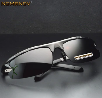 

2018 LUXURY Rimless Sports Black Polarized Sunglasses Men Polaroid Polarised Driving UV Men's Sun Glasses Ultralight Oversides