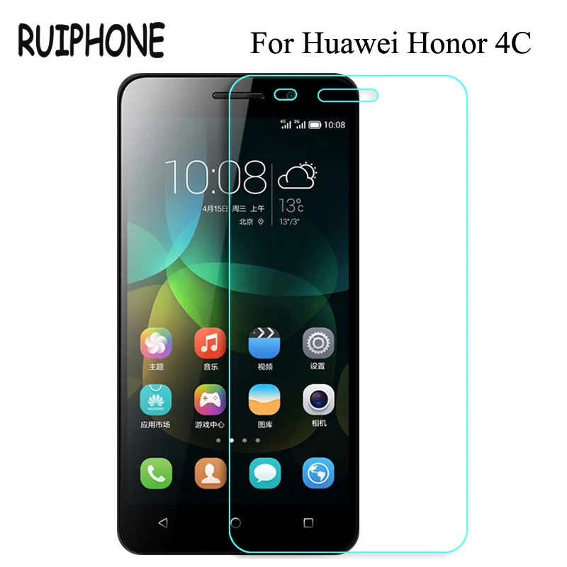 

Honor Play 4C Screen Protector 9H 2.5D Tempered Glass Protective Film For Huawei G Play Mini Honor 4C CHM-U01 honor4c Dual