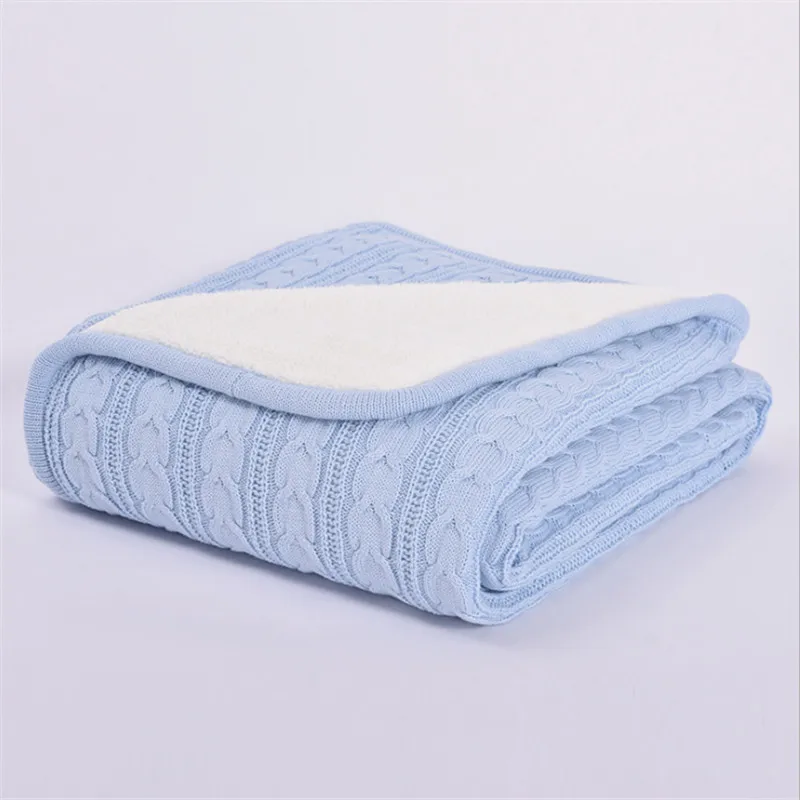 Hap-deer, хлопок, высокое качество, овечье бархатное одеяло, s, зимнее теплое вязаное шерстяное одеяло, диван/покрывало для кровати, одеяло, вязаное одеяло