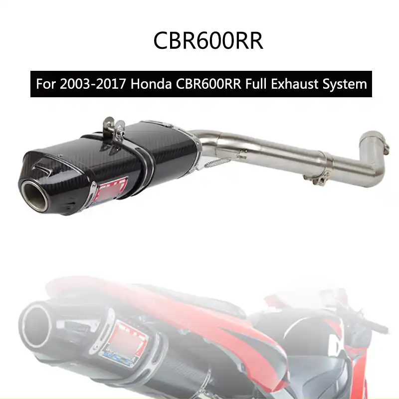 CBR600rr CBR1000 Motorcycle exhaust system for Honda cbr 600rr cbr1000 f5 with Aluminium alloy