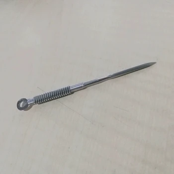 

Big handle manual 8cm goose neck three-edged needle free shipping