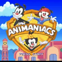 Animaliacs 16 бит большая серая игровая карта для NTSC игрового плеера