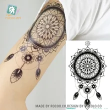MC 678 2016 Newest Arm Tattoo Waterproof non toxic temporary dream catcher tattoo design big tattoo