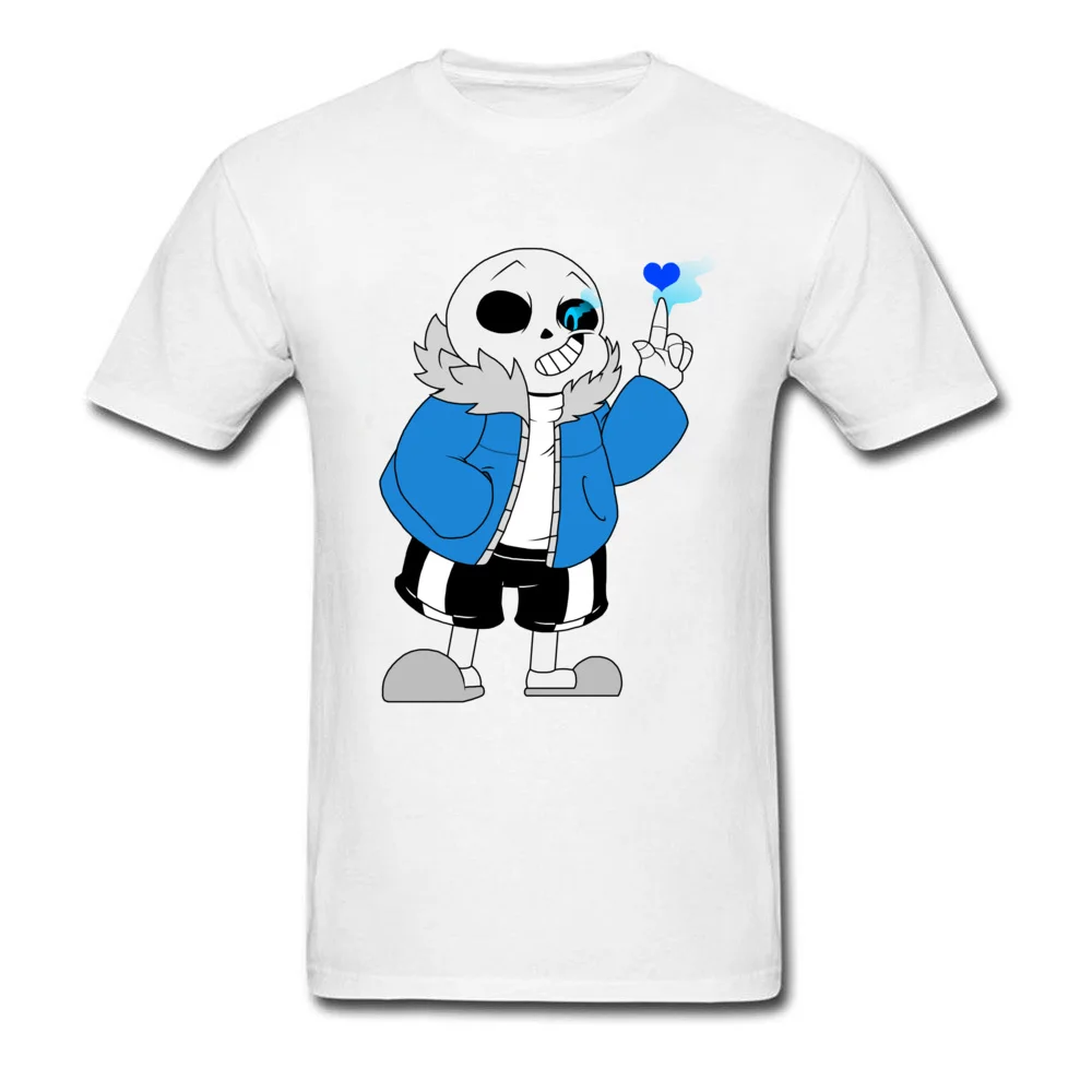 Мужская хлопковая футболка Undertale черная синяя красная белая с забавным
