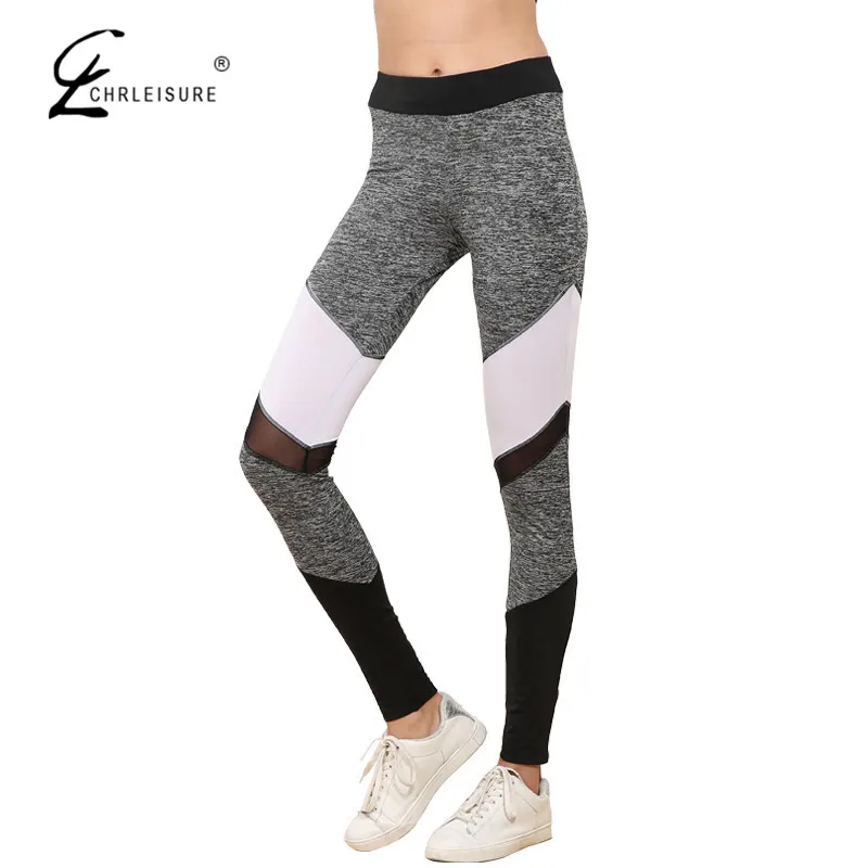 Chrleisure s xl 5 цвета сексуальная mesh леггинсы женщины тренировки плюс размер