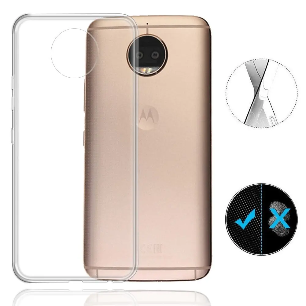 Чехол TELEYAGO для Motorola Moto G6/ G6 Plus тонкий прозрачный мягкий силиконовый чехол из ТПУ