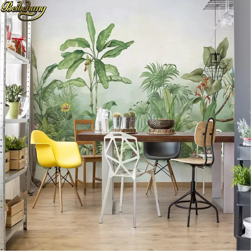 Beibehang пользовательские растения банановое дерево 3D настенные фотообои бумага пейзаж фото фрески обои 3D комнаты обои s домашний декор рулон