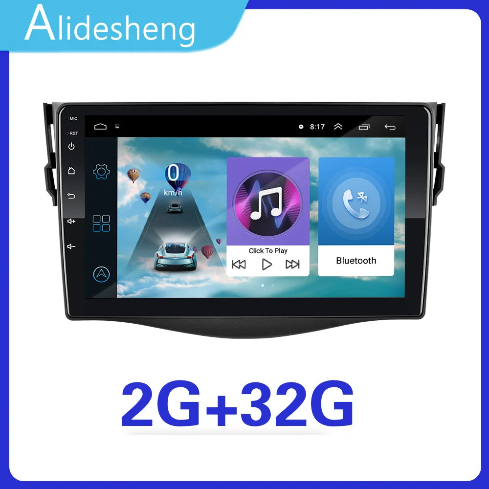 2G+ 32G 2.5D 2Din Android 8,1 автомобильный dvd мультимедийный плеер gps для RAV4 Rav 4 2007 2008 2009 2010 2011 navigatio WiFi BT - Цвет: I-ZS-RAV4 07-2G