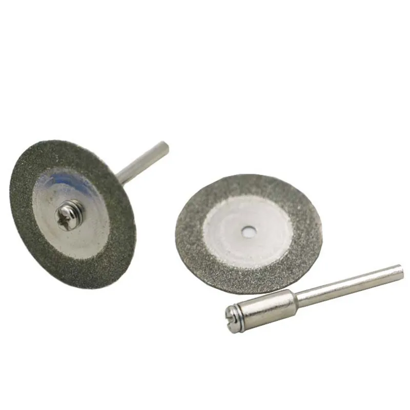 10 Pcs/ Set 30mm Diamond Coated Rotary Cutting Cut Off Blade Wheels Disc Kits New JA55
