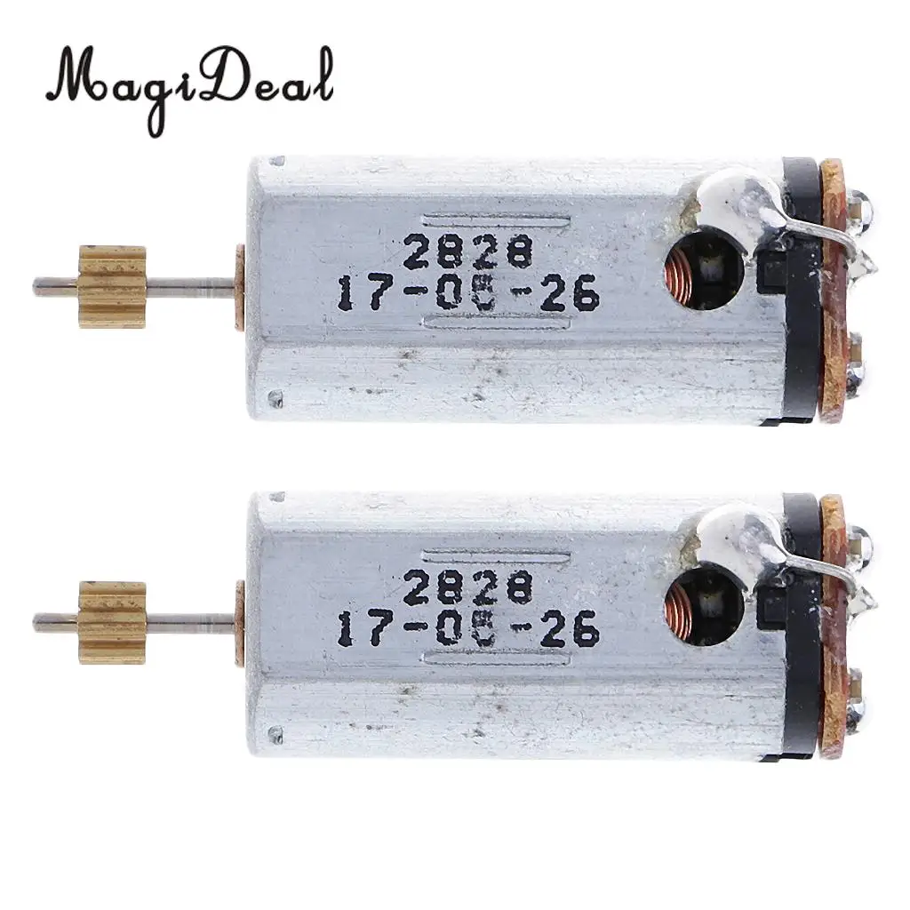 MagiDeal 2Pcs Silver Tail Motor V913-34 for WLtoys V913 Remote Control Helicopter Toy