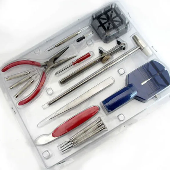 

16pcs Watch Clock Opener Tool Kit Watch Repair Tool Cell Pin Remover Opener Link Spring Bar Remover Screwdriver Tweezer