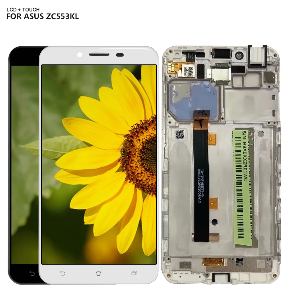 

5.5" LCD Display For ASUS Zenfone 3 Max ZC553KL LCD Display Touch Screen Digitizer Assembly With Frame + Free Tools