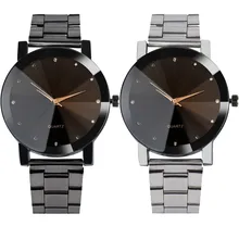 Luxury Watches Women Fashion Crystal Bracelet Wrist Watch Men Mesh Band Quartz Watch Mens Stainless Steel Analog Watch #Zer