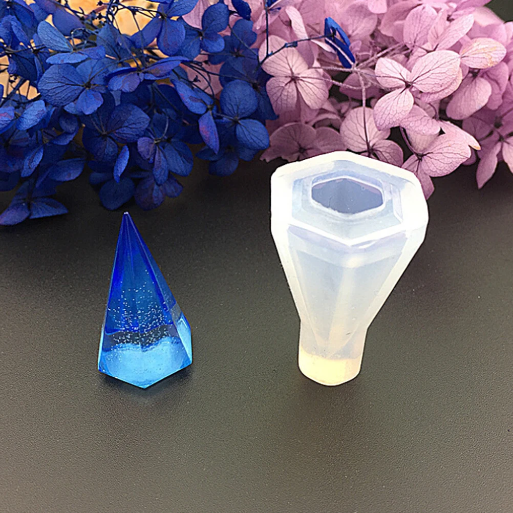 DIY Силиконовые Алмазные конусные формы для изготовления ювелирных изделий, полимерные формы для литья