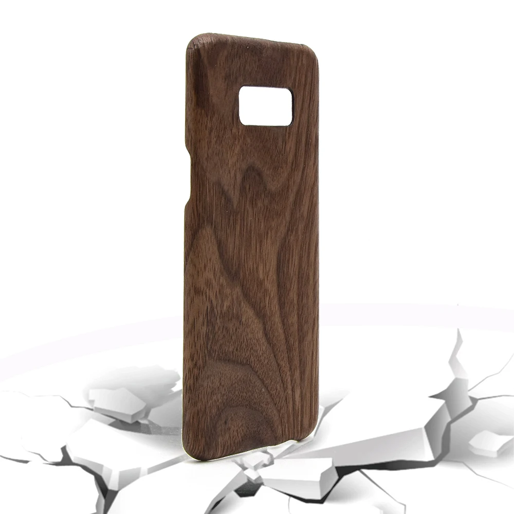 Showkoo Wooden Phone Covers For Samsung Galaxy S8 Original Wooden Fiber