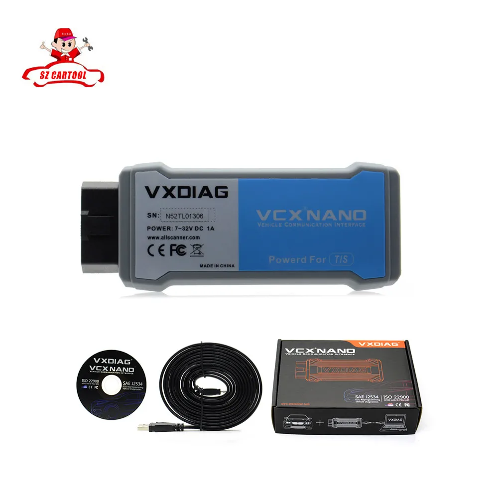 

2016 Original VXDIAG VCX NANO for TOYOTA TIS Techstream V10.30.029 Compatible with SAE J2534 WIFI Version FREE SHIPPING