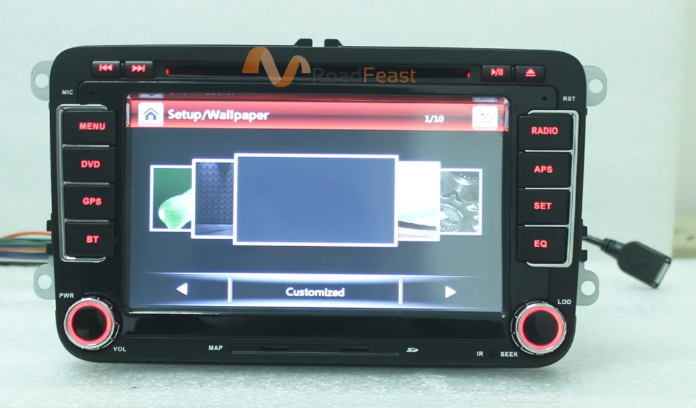 7inchs Car DVD for Volkswagen with Built-in Canbus 14