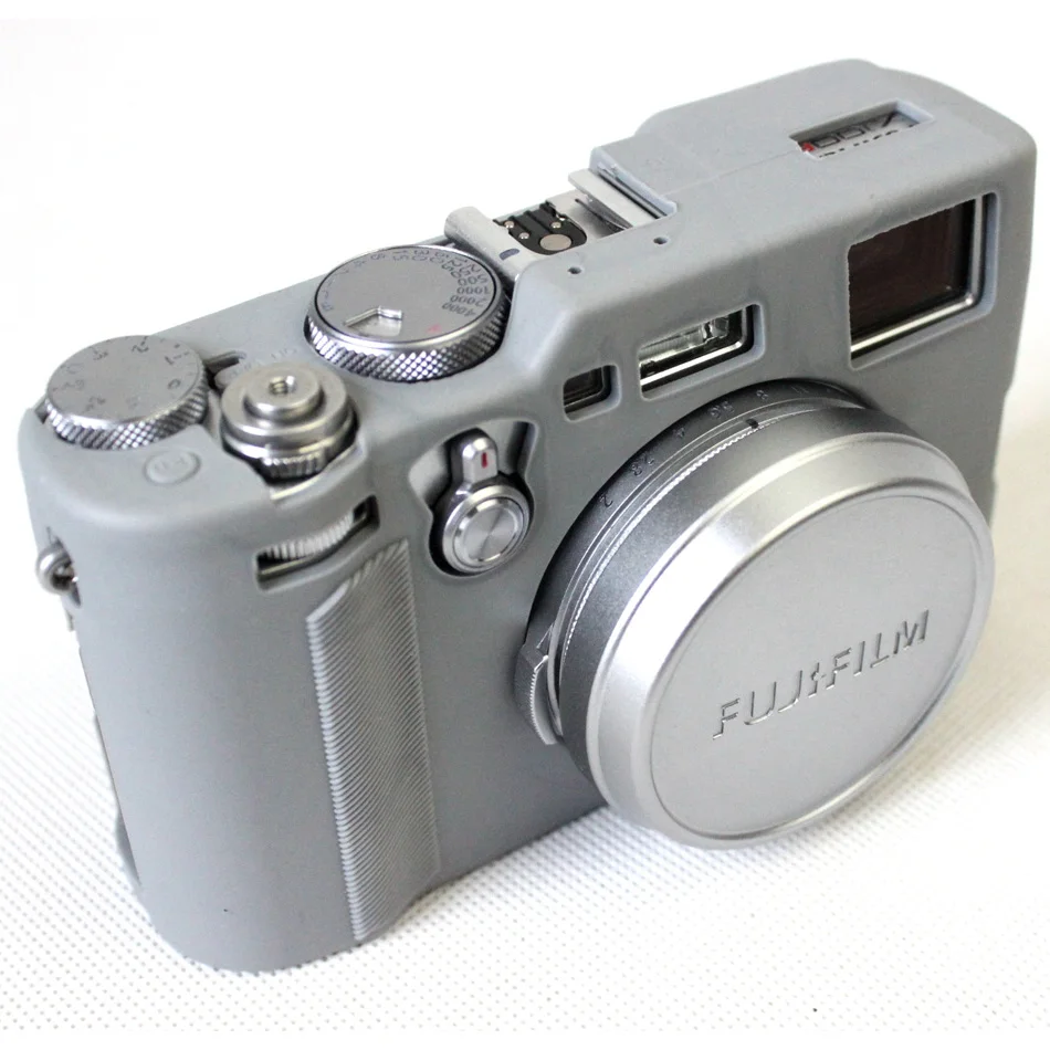 Мягкий силиконовый резиновый защитный корпус для камеры, чехол для Fujifilm X100F, силиконовая сумка для объектива, неопреновая сумка