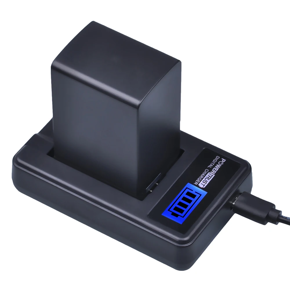 Bateria Da Câmera + Carregador USB LCD