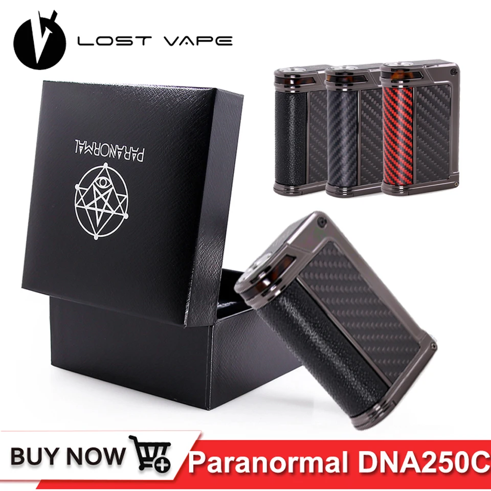 Оригинальный LOST VAPE 200 Вт паранормальная DNA250C коробка мод DNA250 электронная сигарета